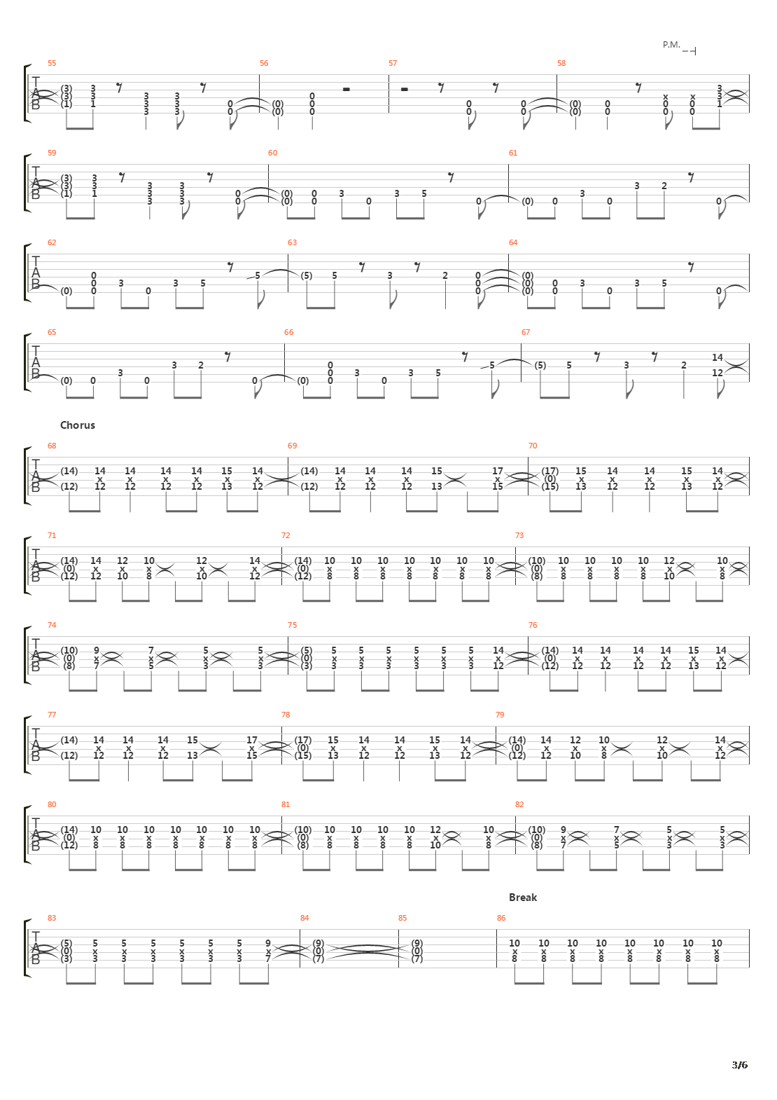 Right Side Of The Bed吉他谱