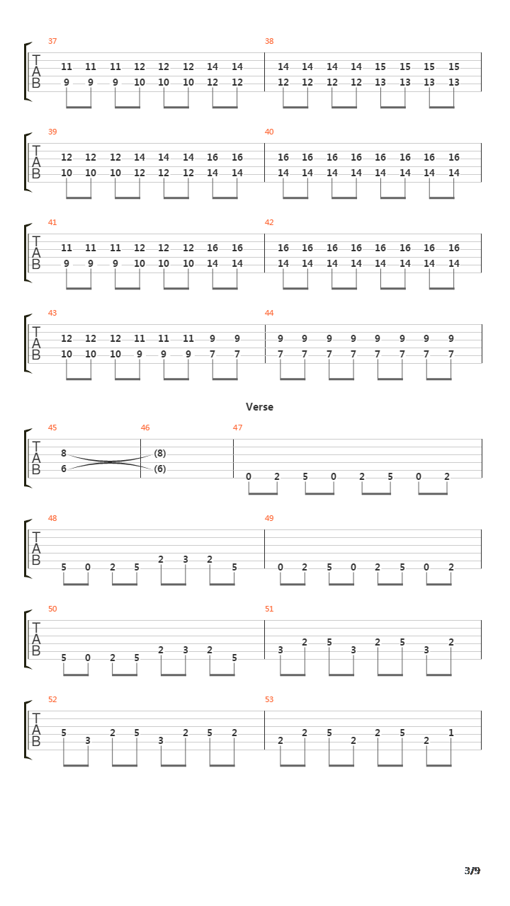 Slow Burn吉他谱