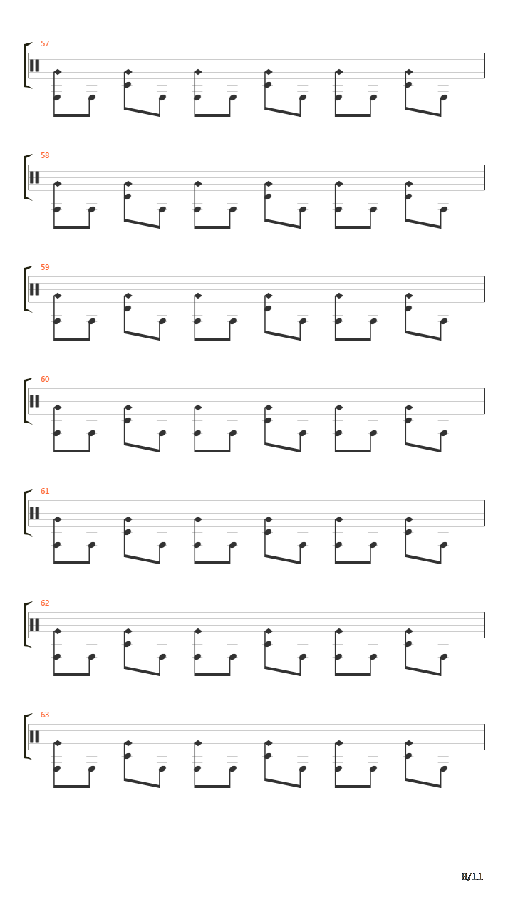 Theft吉他谱