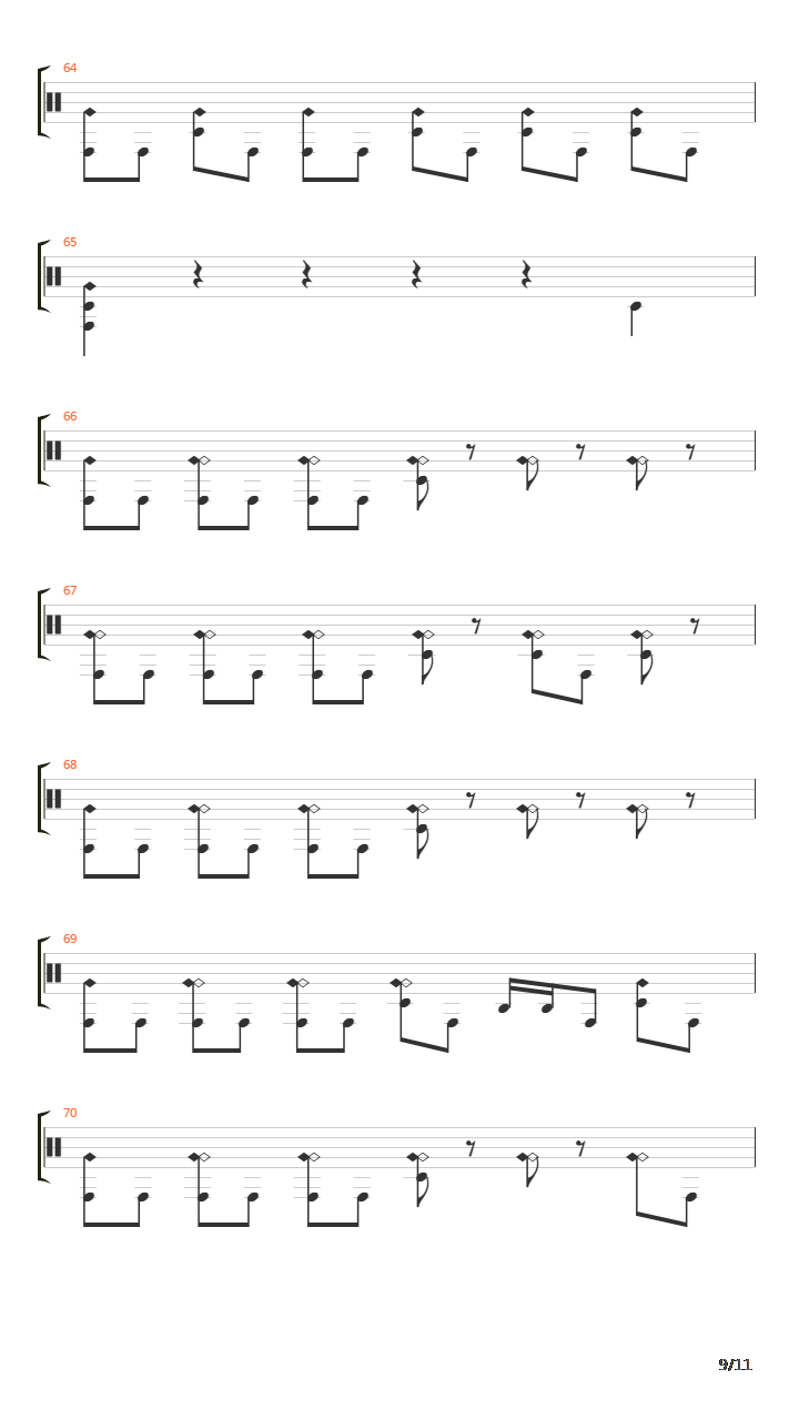 Theft吉他谱