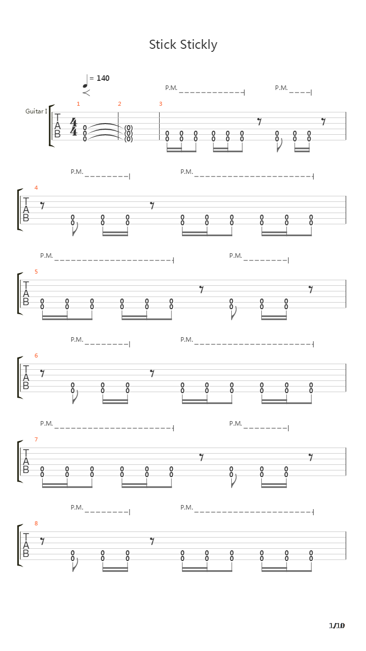 Stick Stickly吉他谱