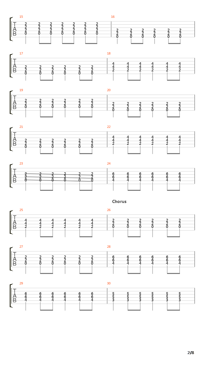 Curse吉他谱