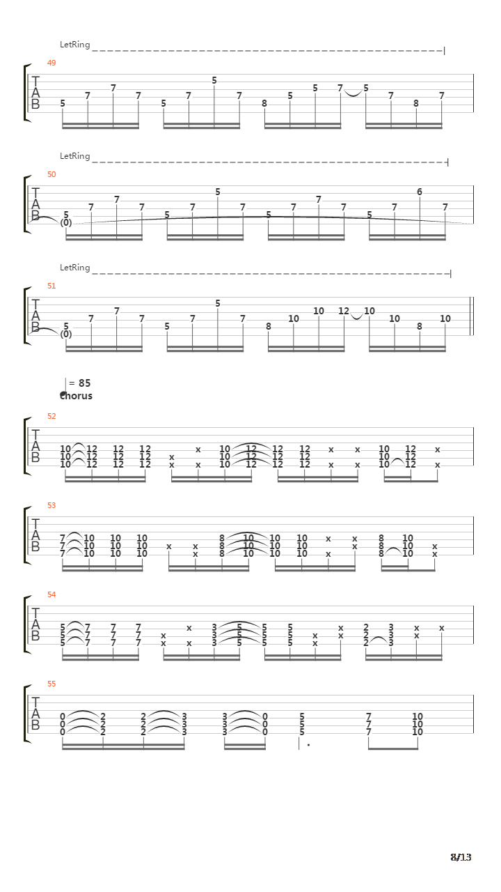 Shape Of Things To Come吉他谱