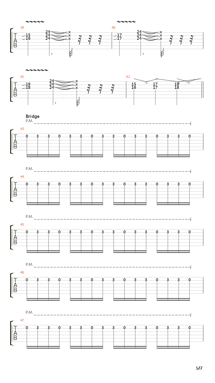 The Worm吉他谱