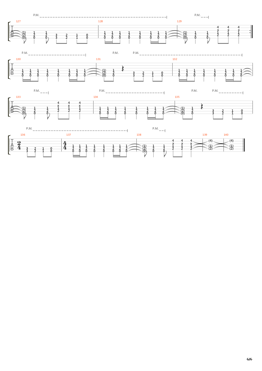 A Shot Below The Belt吉他谱