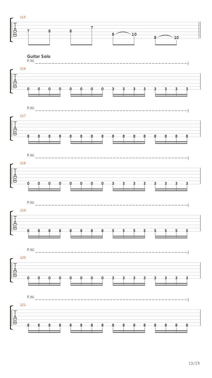 Composure吉他谱