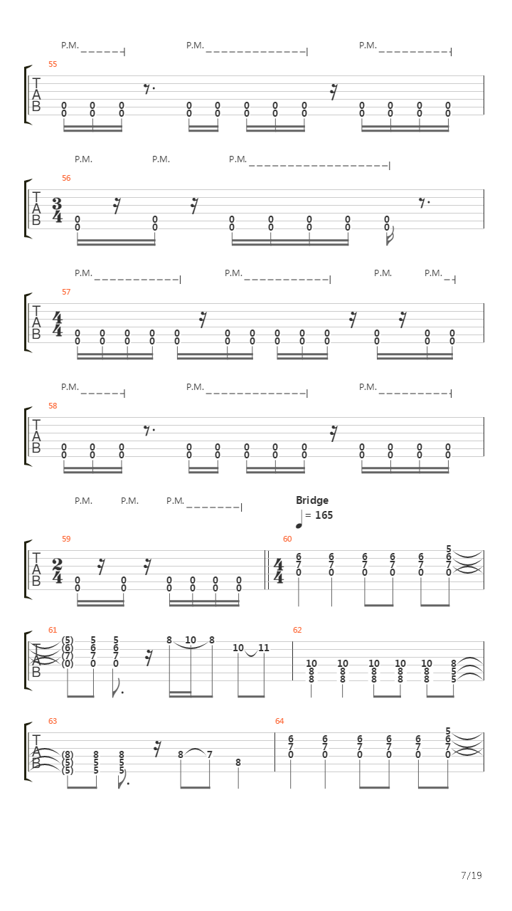 Composure吉他谱