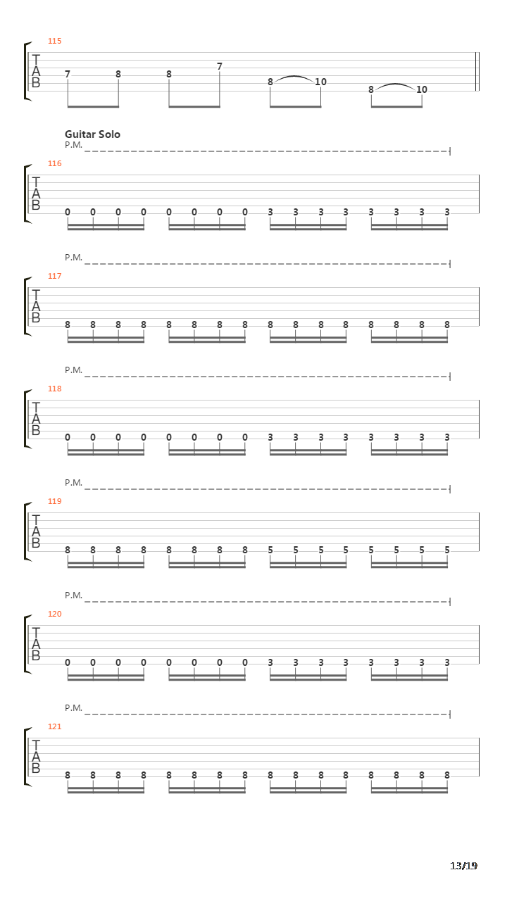 Composure吉他谱