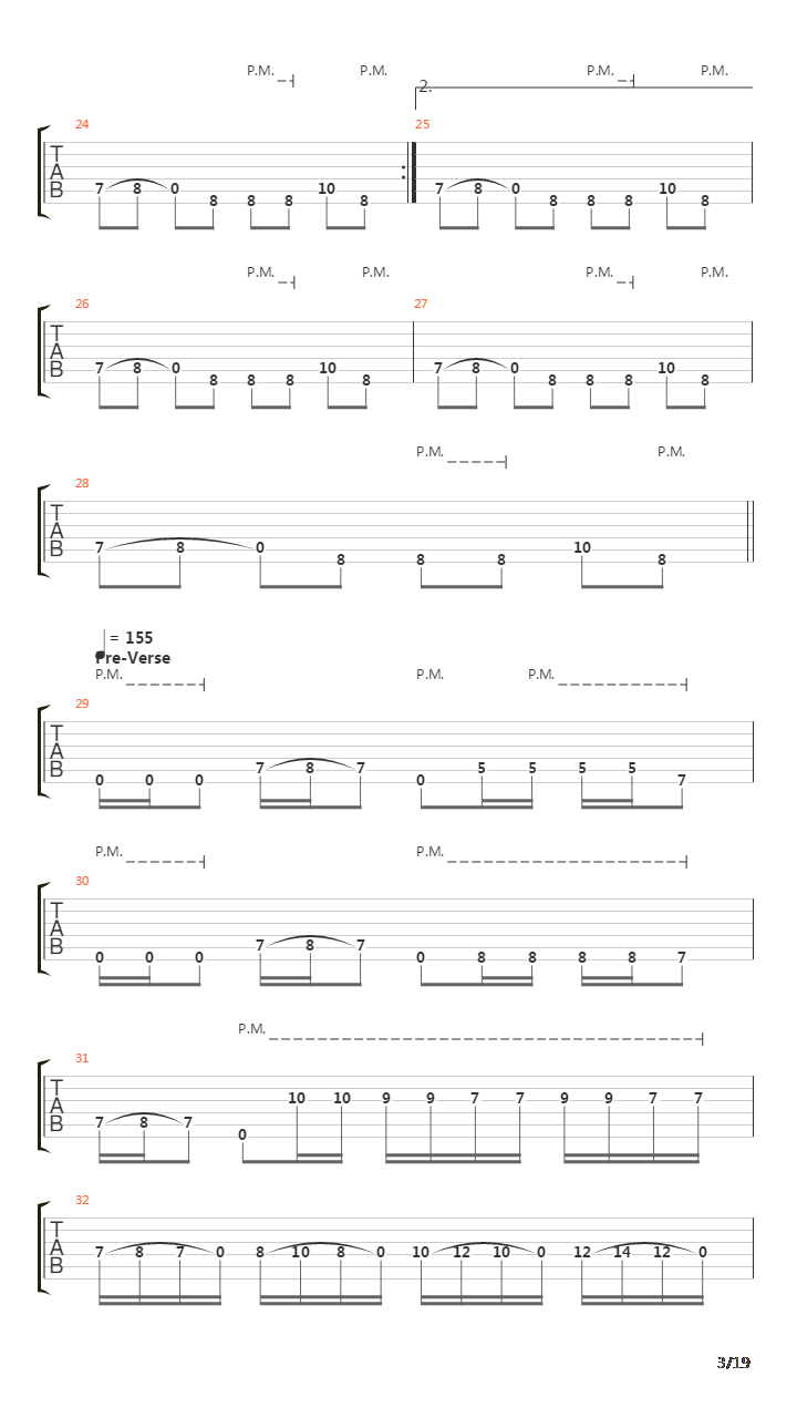 Composure吉他谱