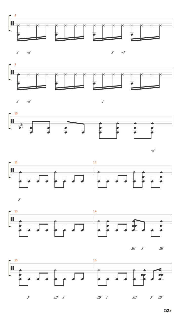 Composure吉他谱