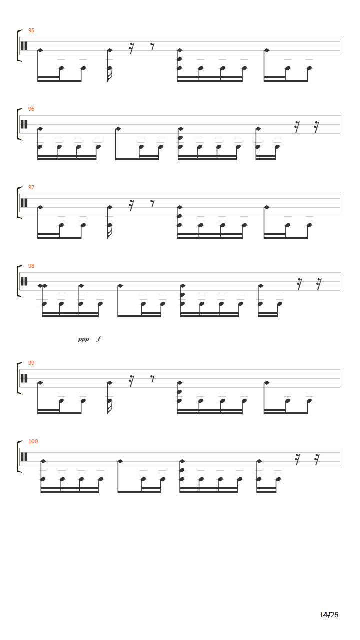 Composure吉他谱