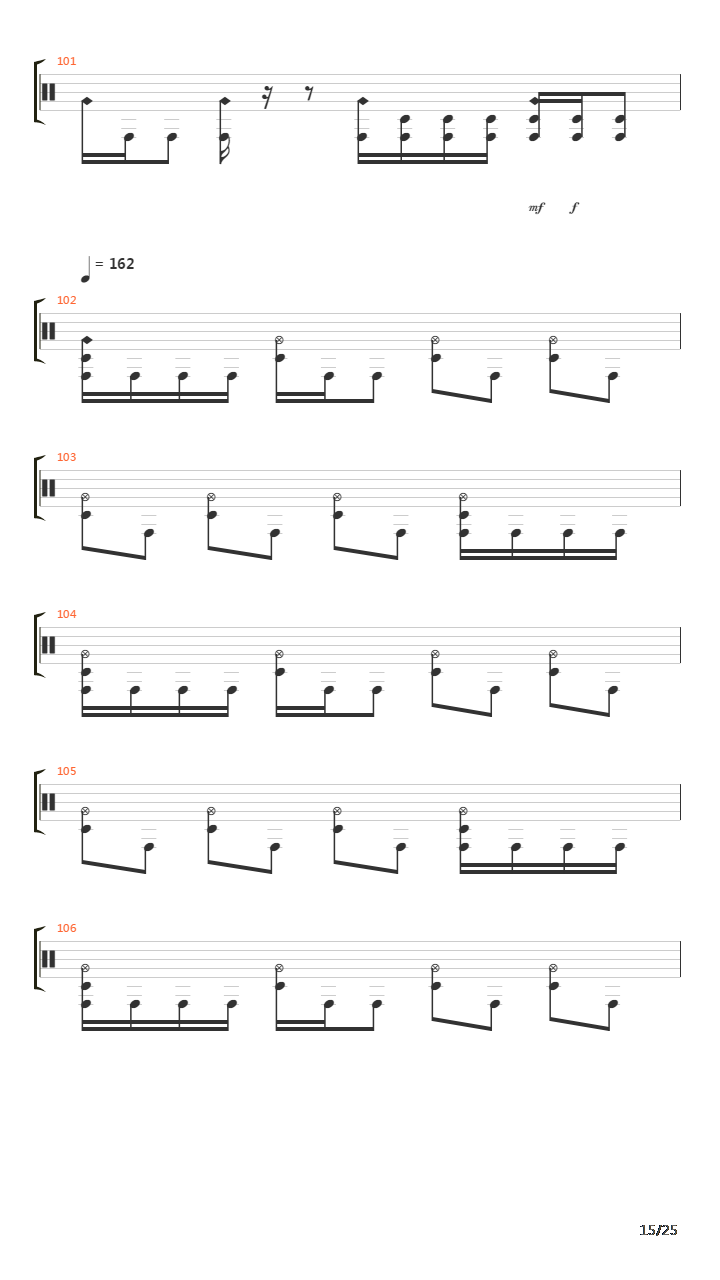 Composure吉他谱