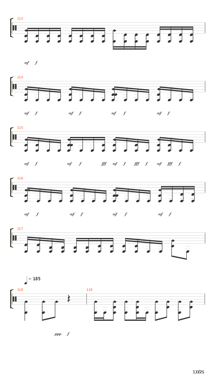 Composure吉他谱