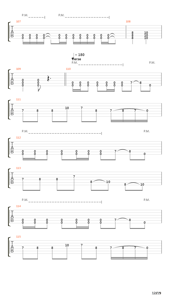 Composure吉他谱