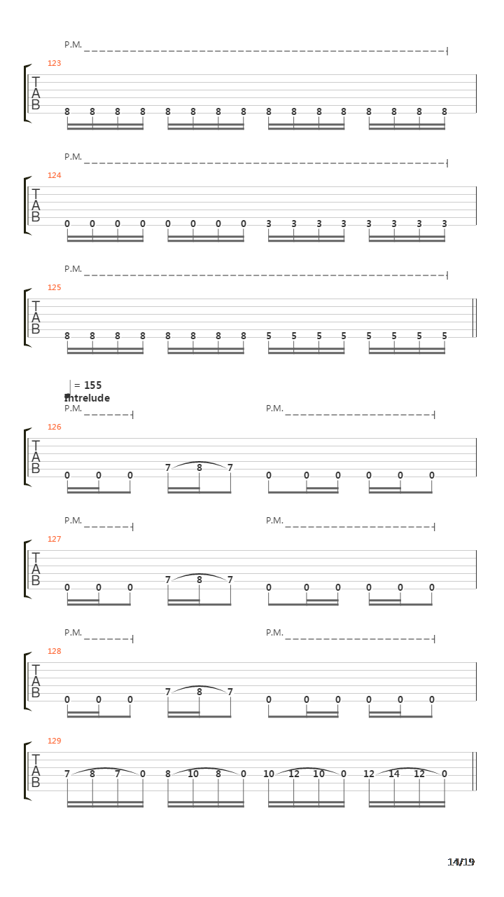 Composure吉他谱