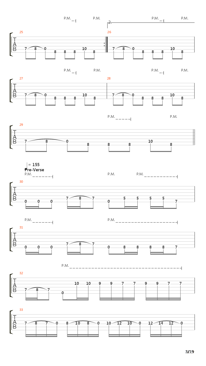 Composure吉他谱