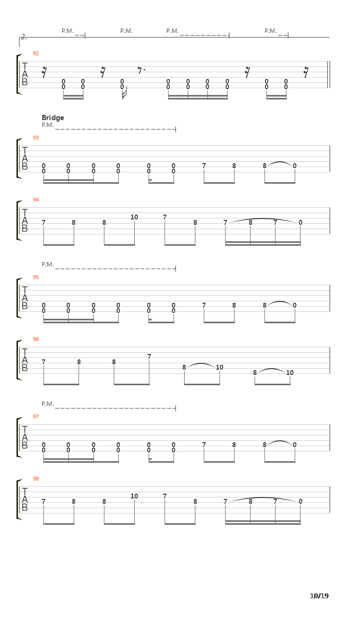 Composure吉他谱