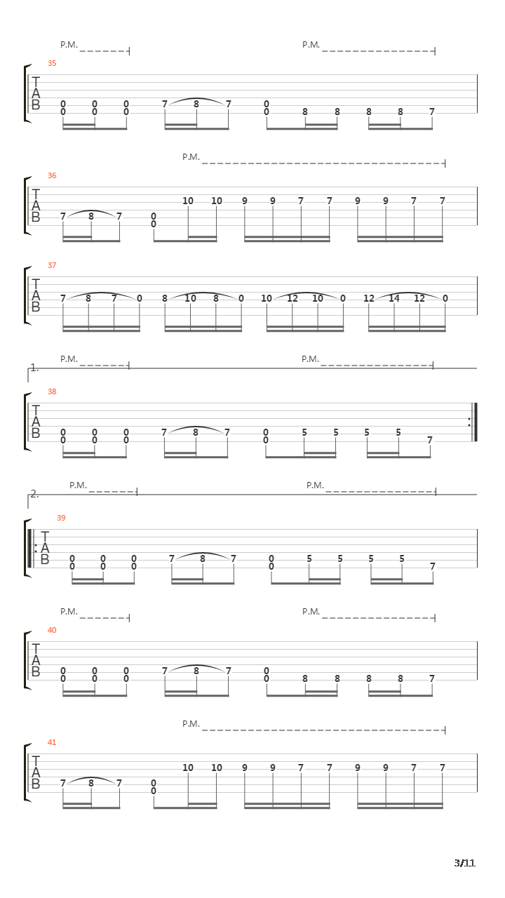 Composure吉他谱