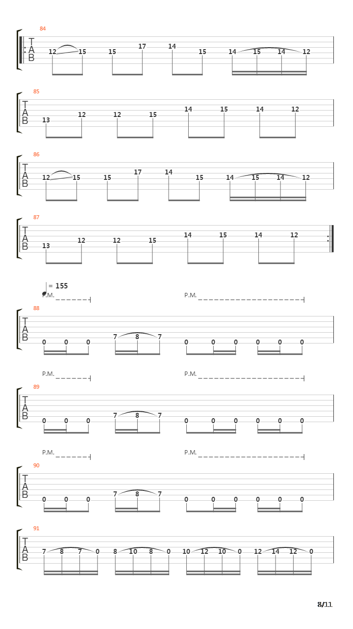 Composure吉他谱