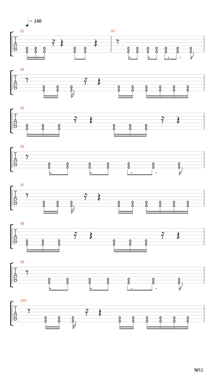 Composure吉他谱