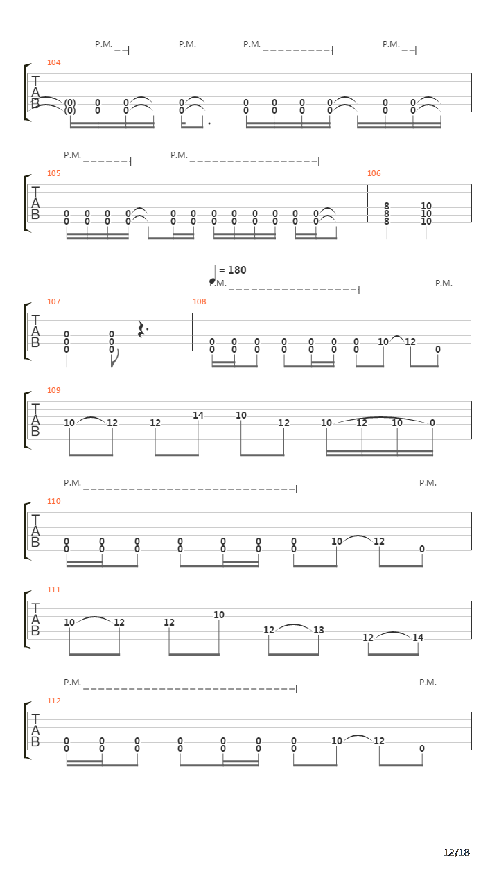 Composure吉他谱