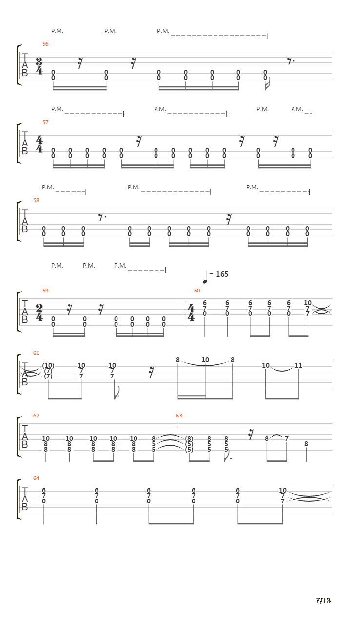 Composure吉他谱