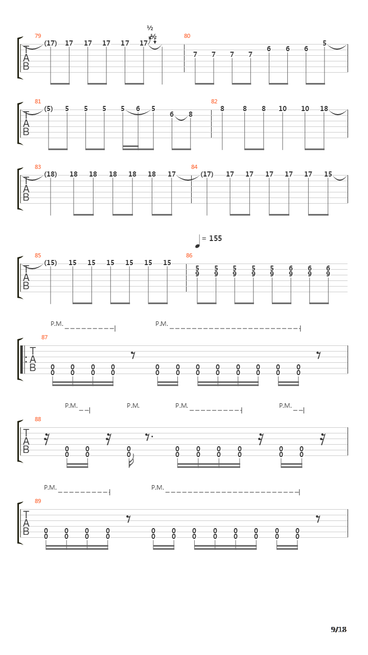 Composure吉他谱