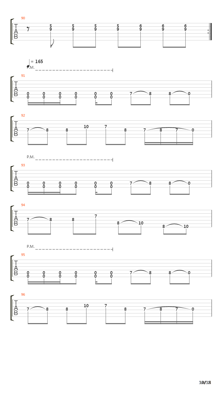 Composure吉他谱