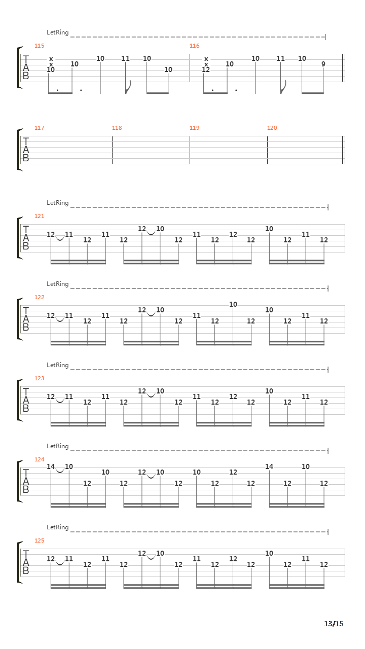 Cutting The Ties吉他谱