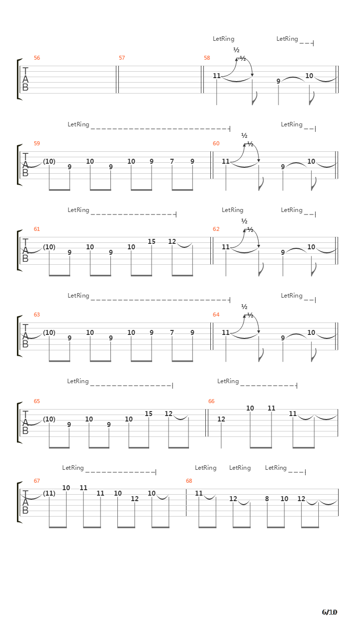 Divisions吉他谱