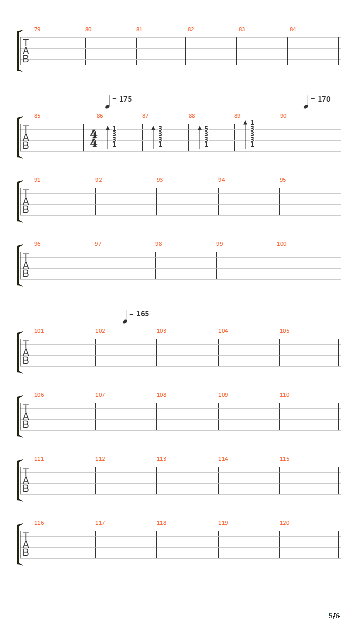 Echoes吉他谱