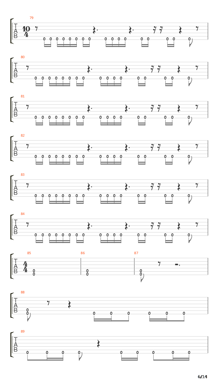 Eleventh Hour吉他谱