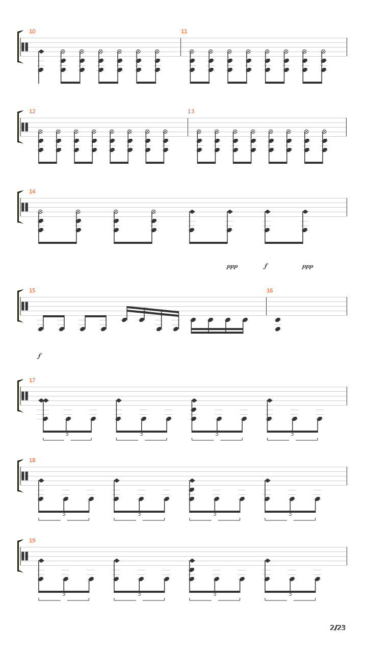 Eleventh Hour吉他谱