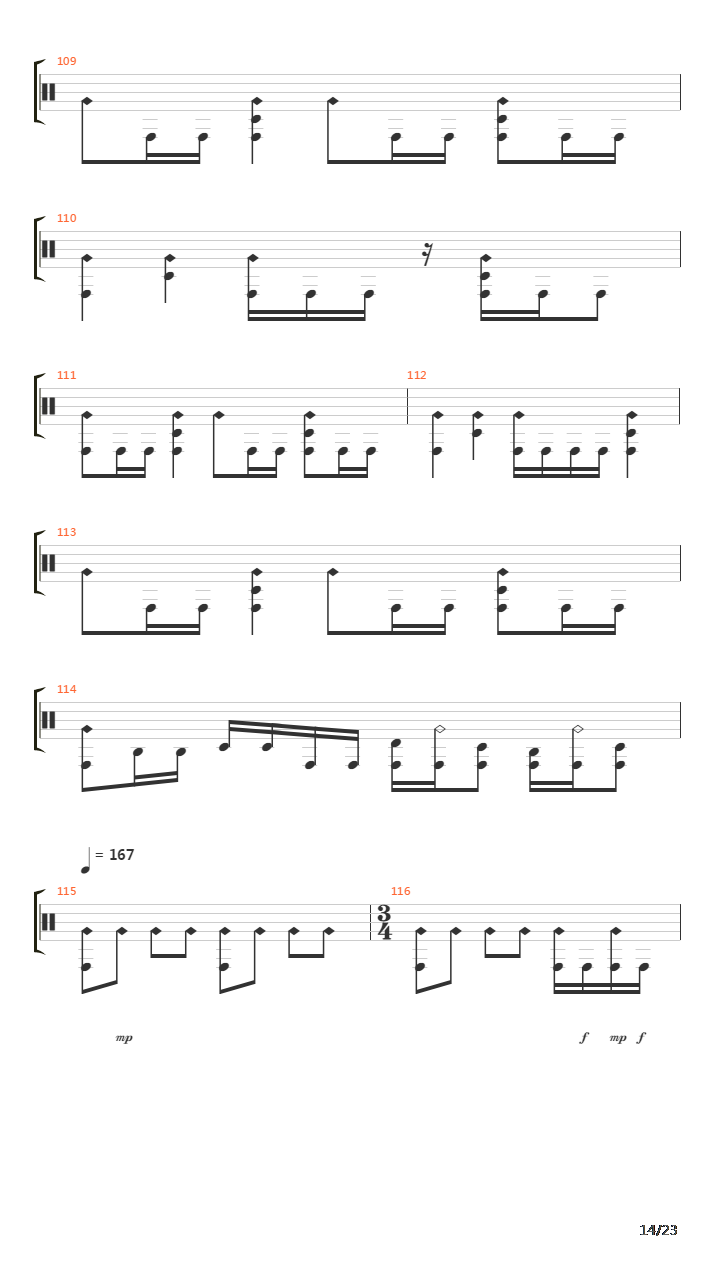 Eleventh Hour吉他谱