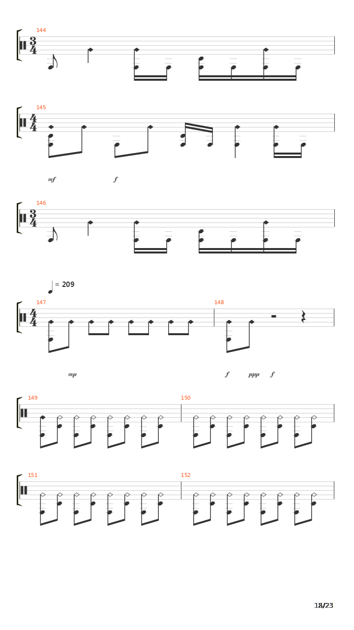 Eleventh Hour吉他谱