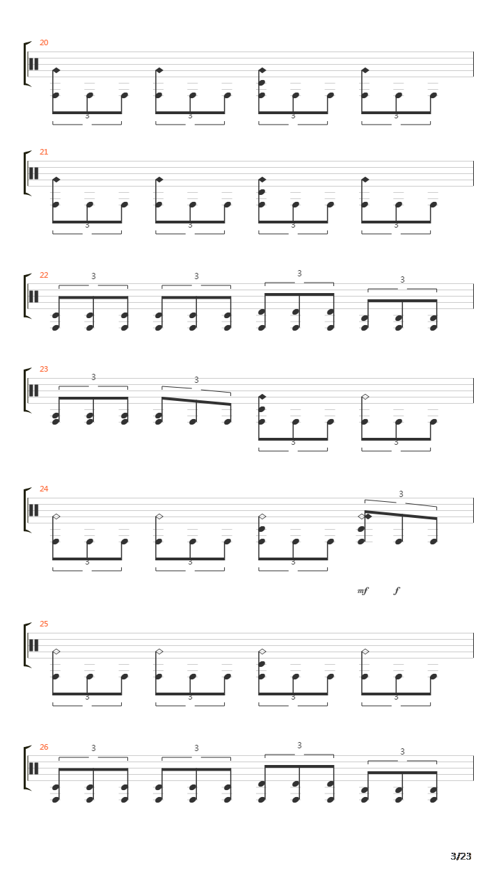 Eleventh Hour吉他谱