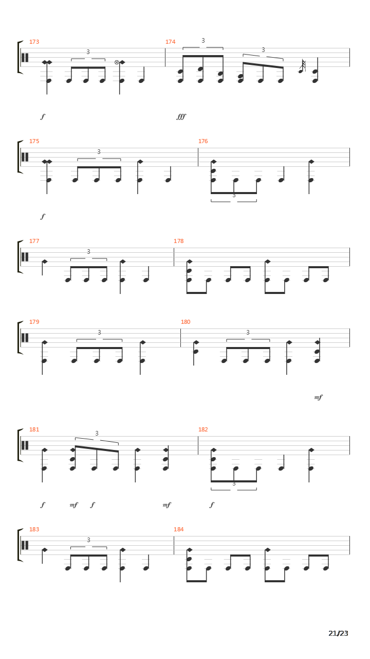 Eleventh Hour吉他谱