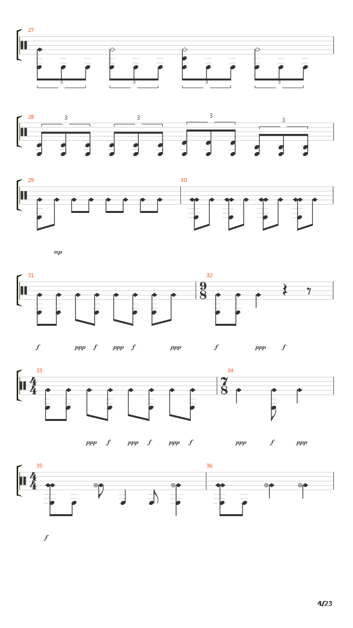 Eleventh Hour吉他谱