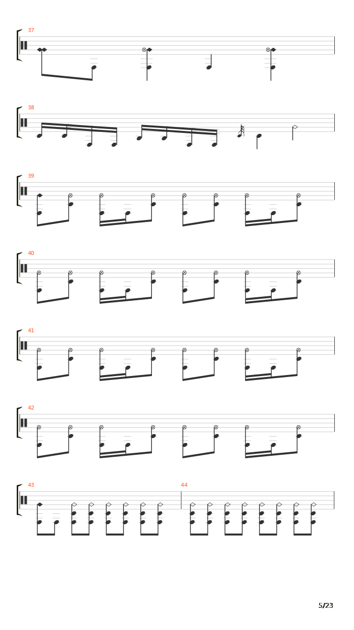 Eleventh Hour吉他谱