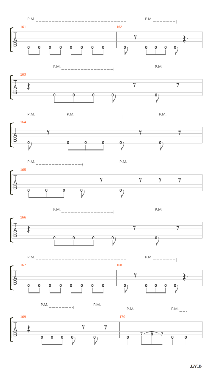 Eleventh Hour吉他谱