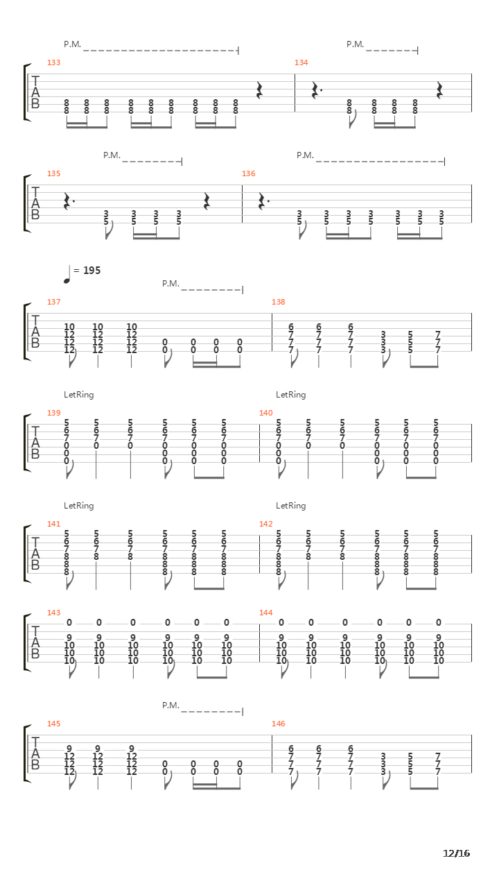 Fault Line吉他谱