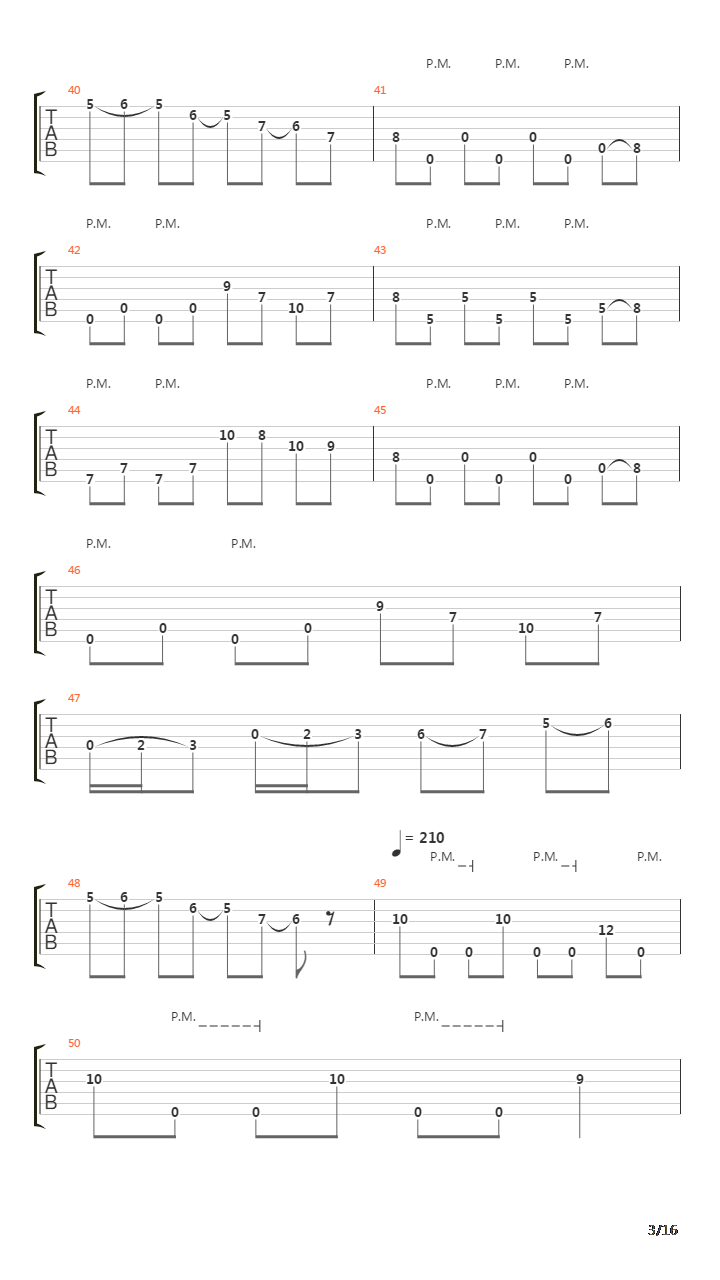 Fault Line吉他谱