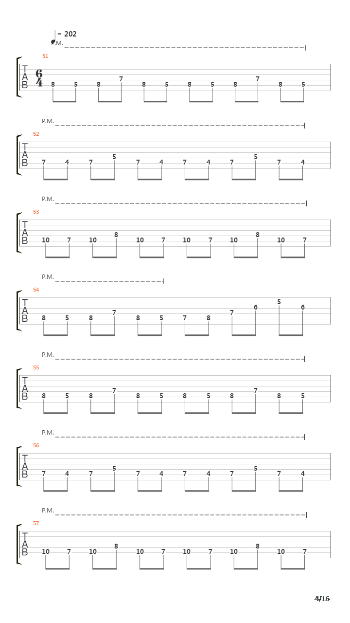 Fault Line吉他谱