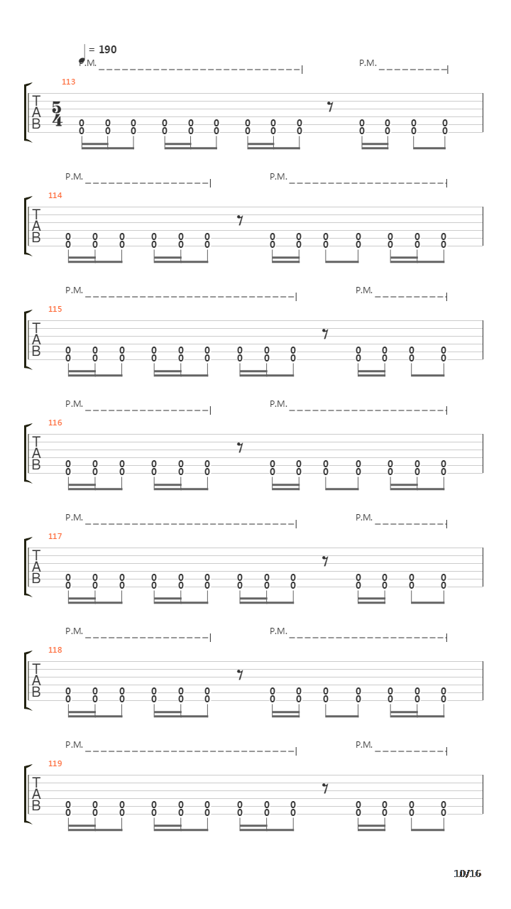 Fault Line吉他谱