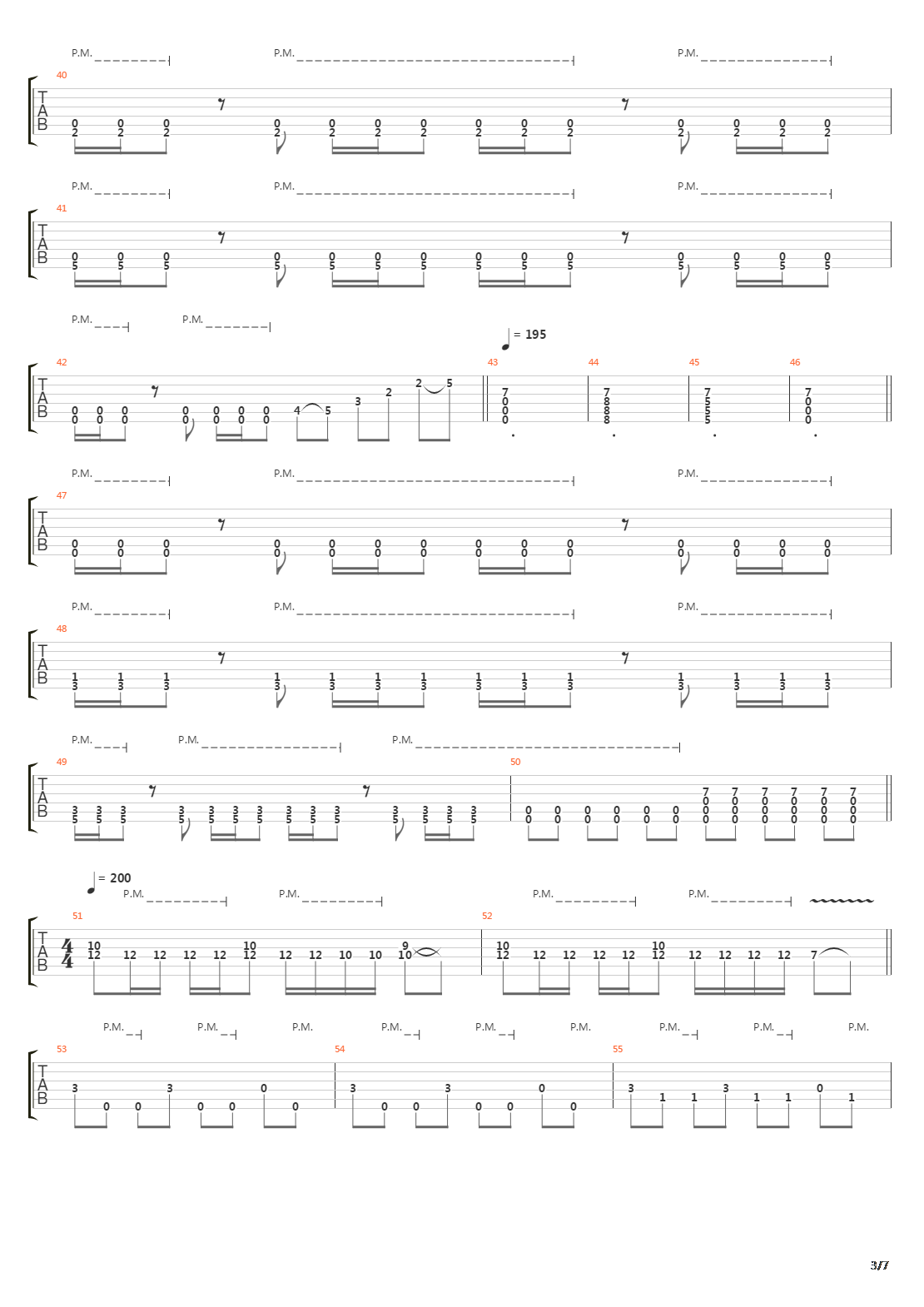 Fault Line吉他谱