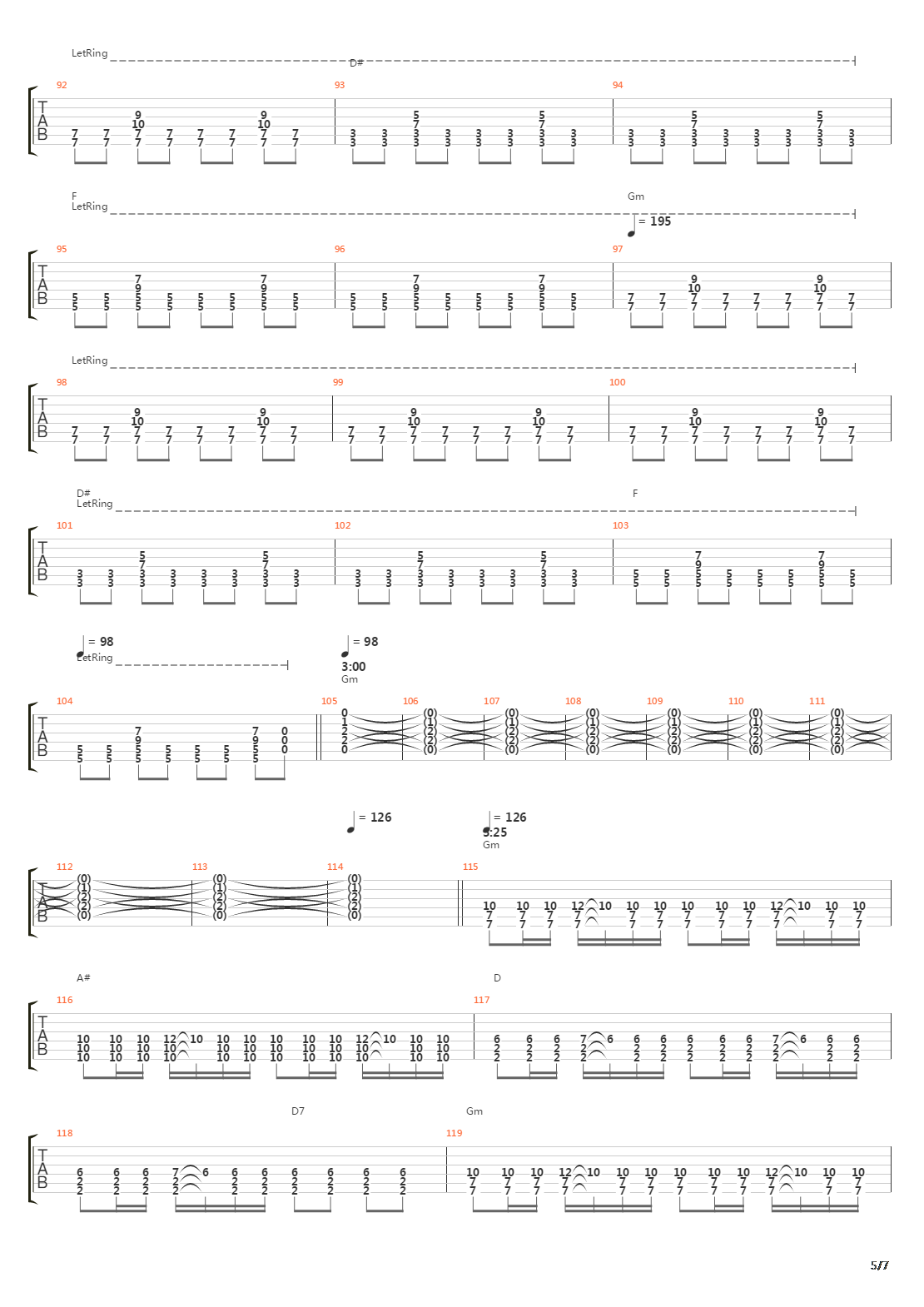 Internal Cannon吉他谱