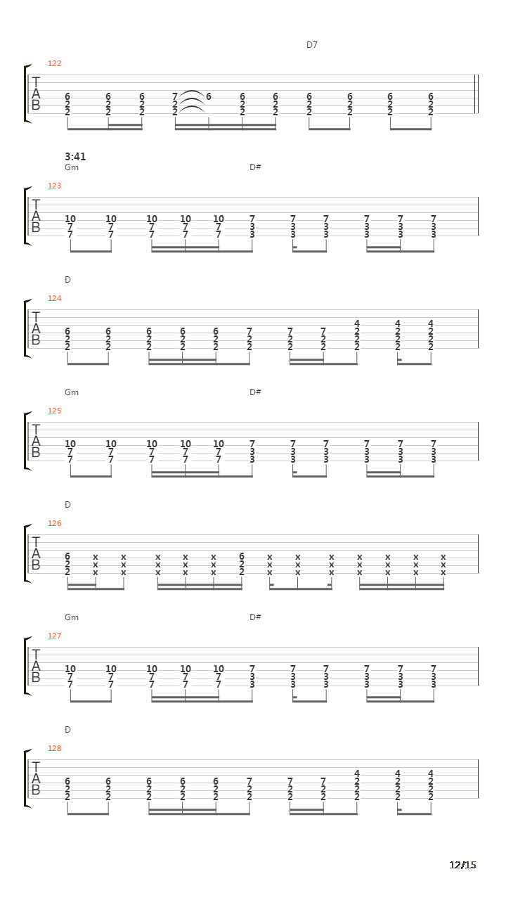 Internal Cannon吉他谱