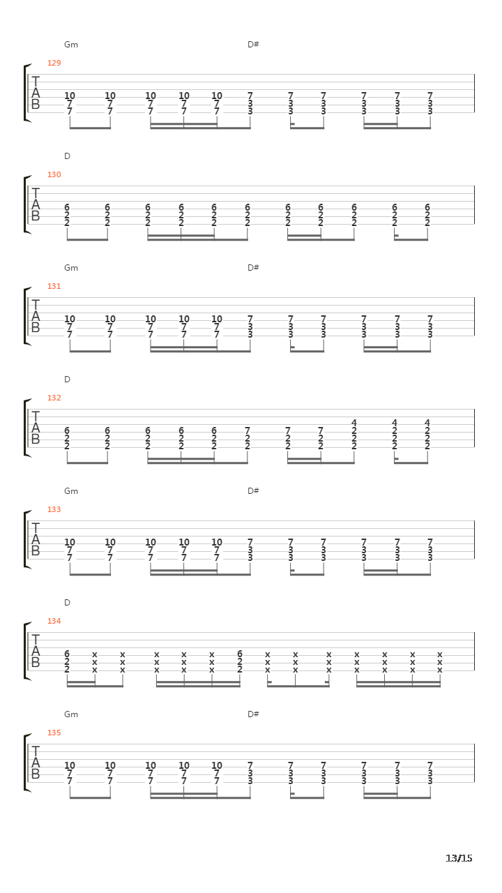 Internal Cannon吉他谱