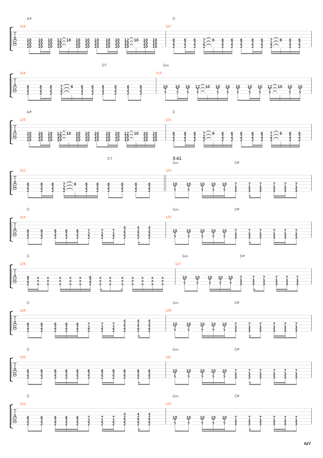 Internal Cannon吉他谱