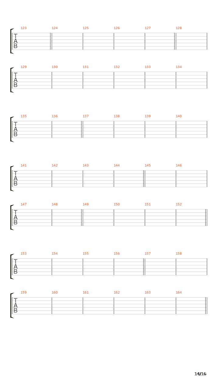 Internal Cannon吉他谱